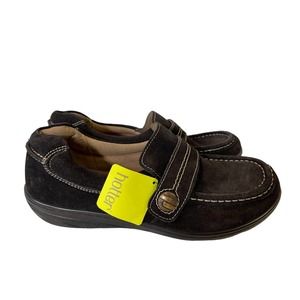 Hotter Womens Wendy Loafer US:8.5/UK:6.5 Shoes Color Black Size NEW